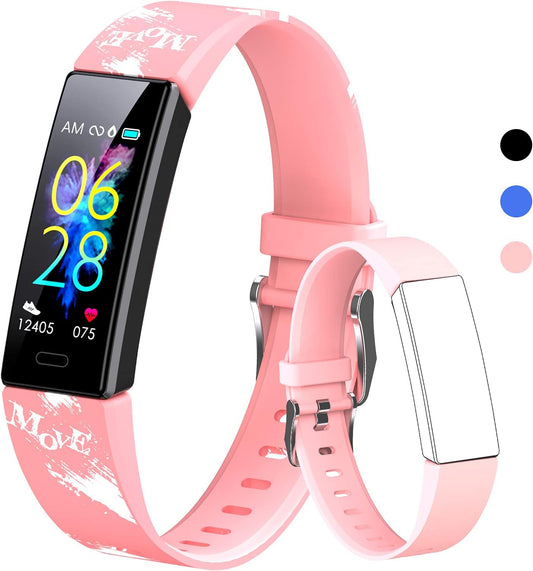 Ultimate Kids Fitness Tracker Smartwatch - IP68 Waterproof, Heart Rate Monitor, 11 Sport Modes, Perfect for Ages 6-16!